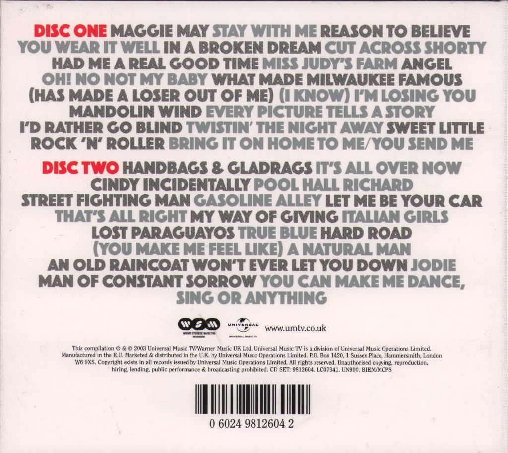 Changing Faces: The Very Best Of Rod Stewart & The Faces Stewart, Ro - very good