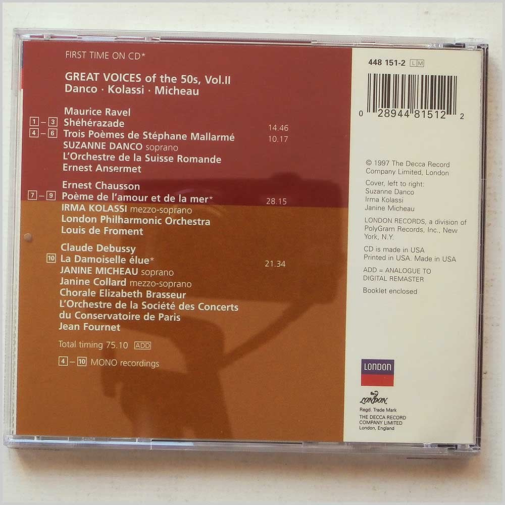 Great Voices of 50's Vol 2