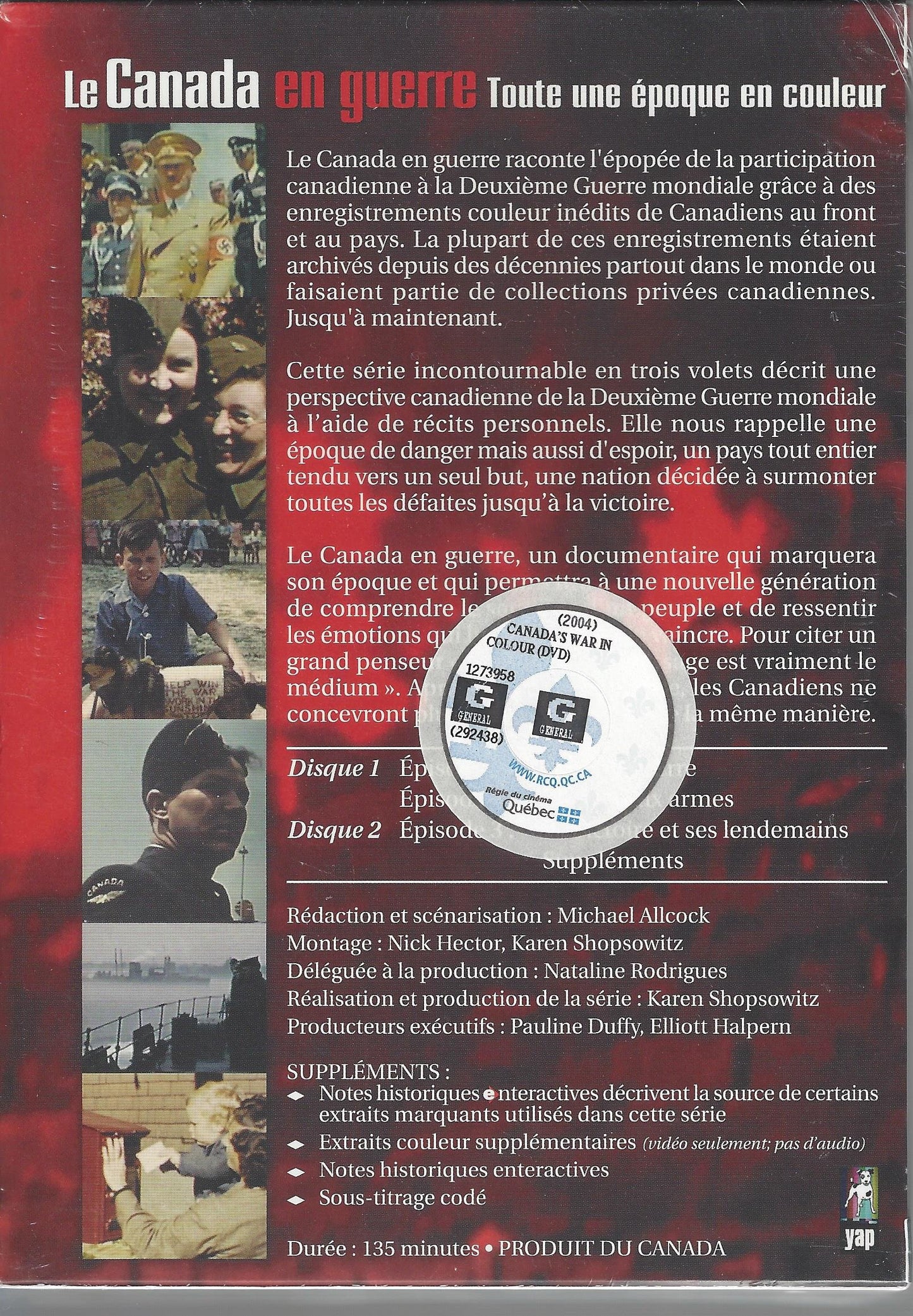 Le Canada en guerre (Toute une epoque en couleur) NewItem