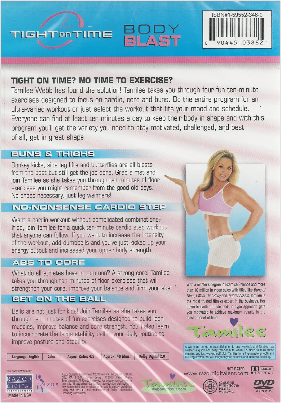 Tight on Time: Body Blast - Tamilee Webb NewItem