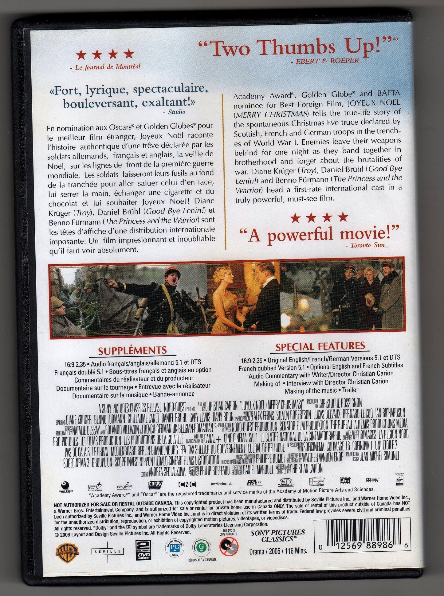 Joyeux Noel (Bilingual) UsedVeryGood