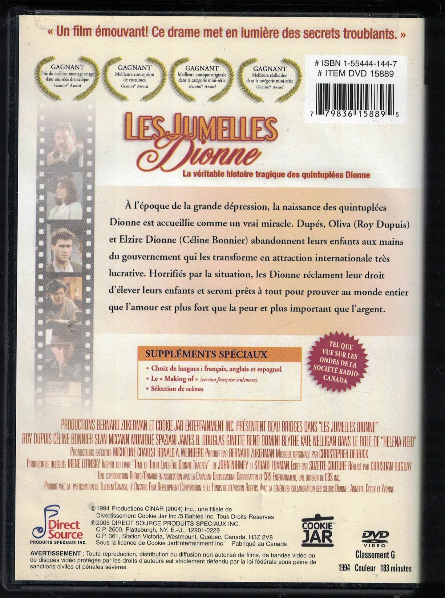 Les Jumelles Dionne (Bilingual) UsedVeryGood