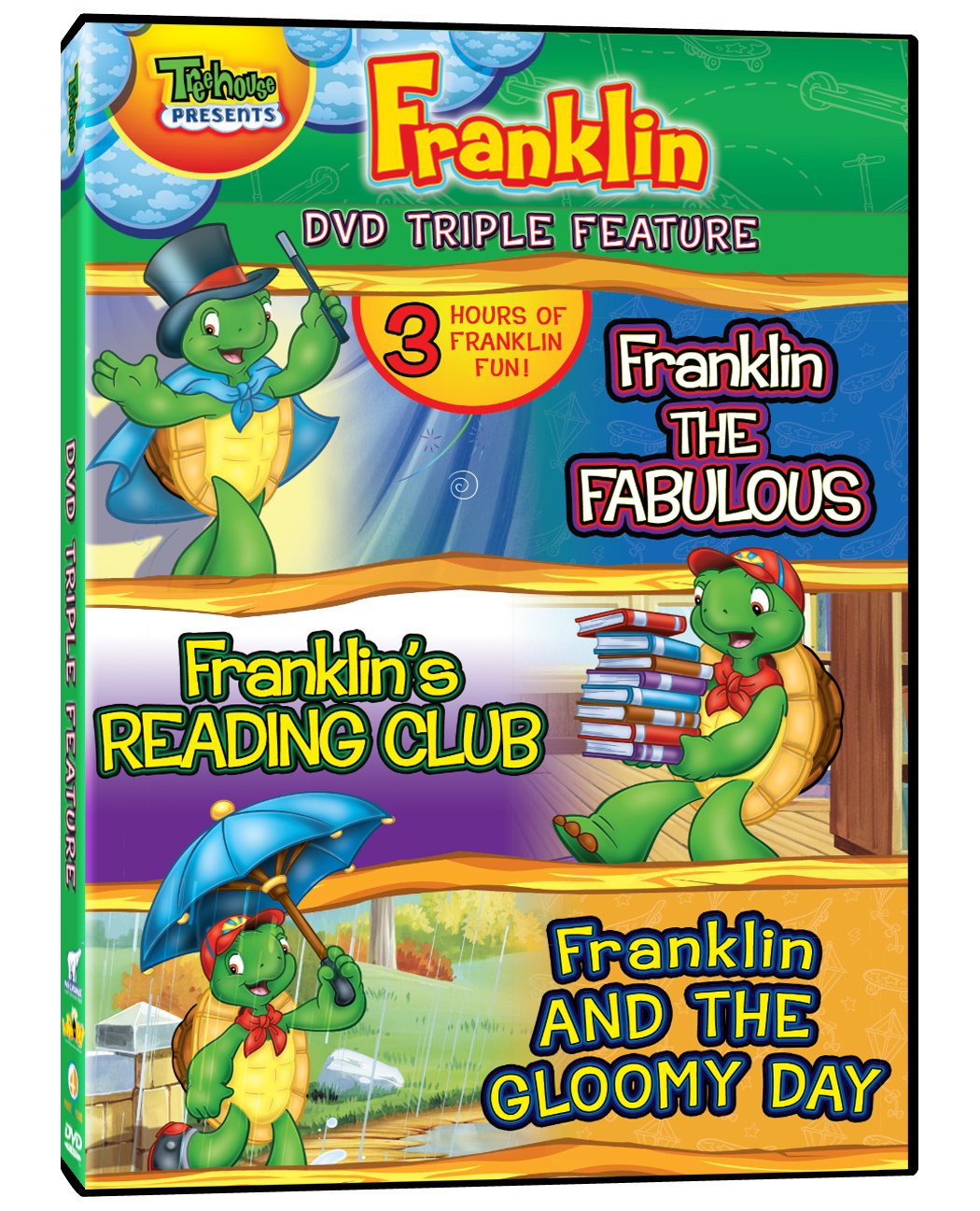 Franklin Triple Feature - Franklin the Fabulous / Franklin’s Reading Club /