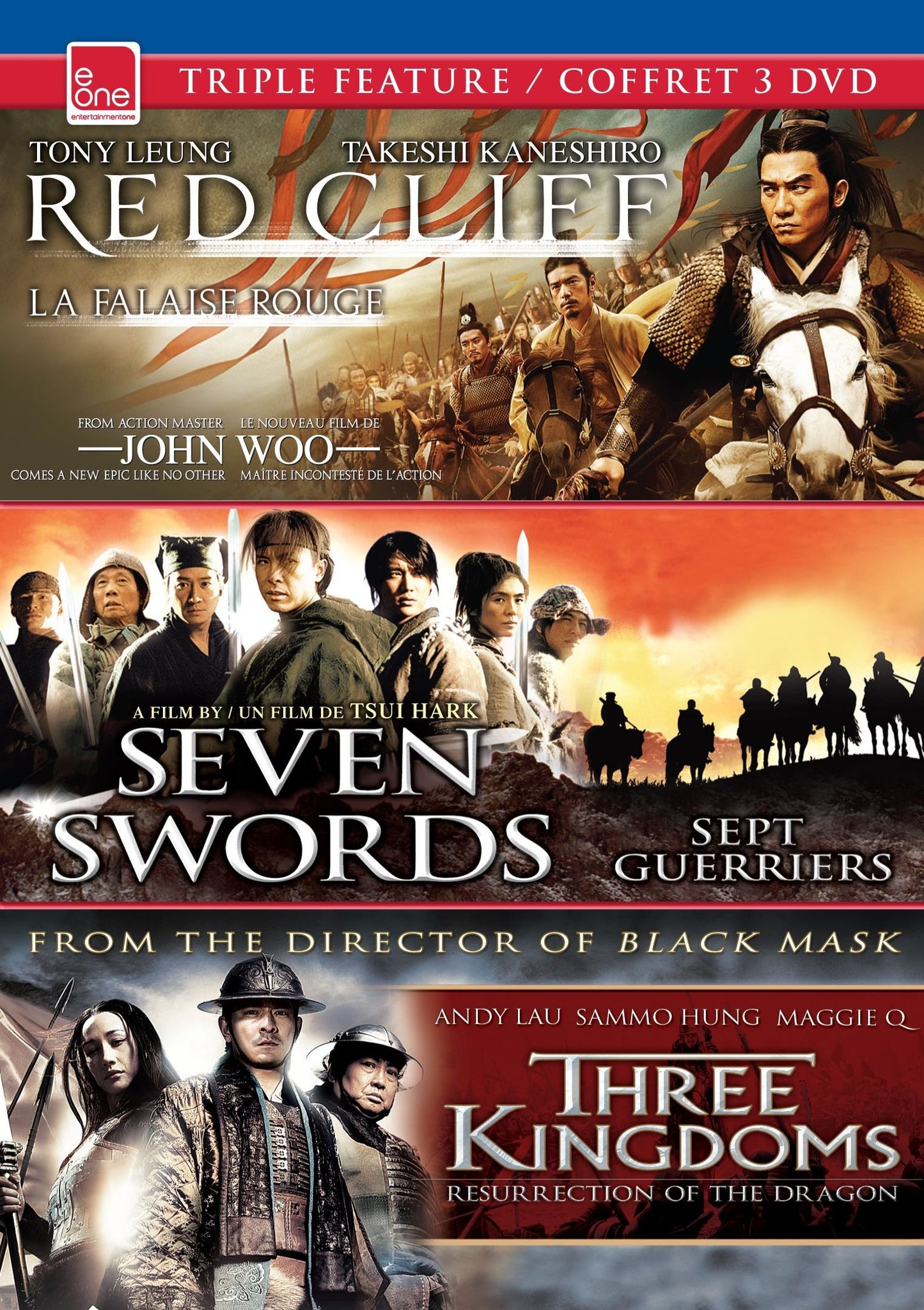 eOne Triple Feature Set 19 (Red Cliff - Theatrical Cut, Seven Swords, Three