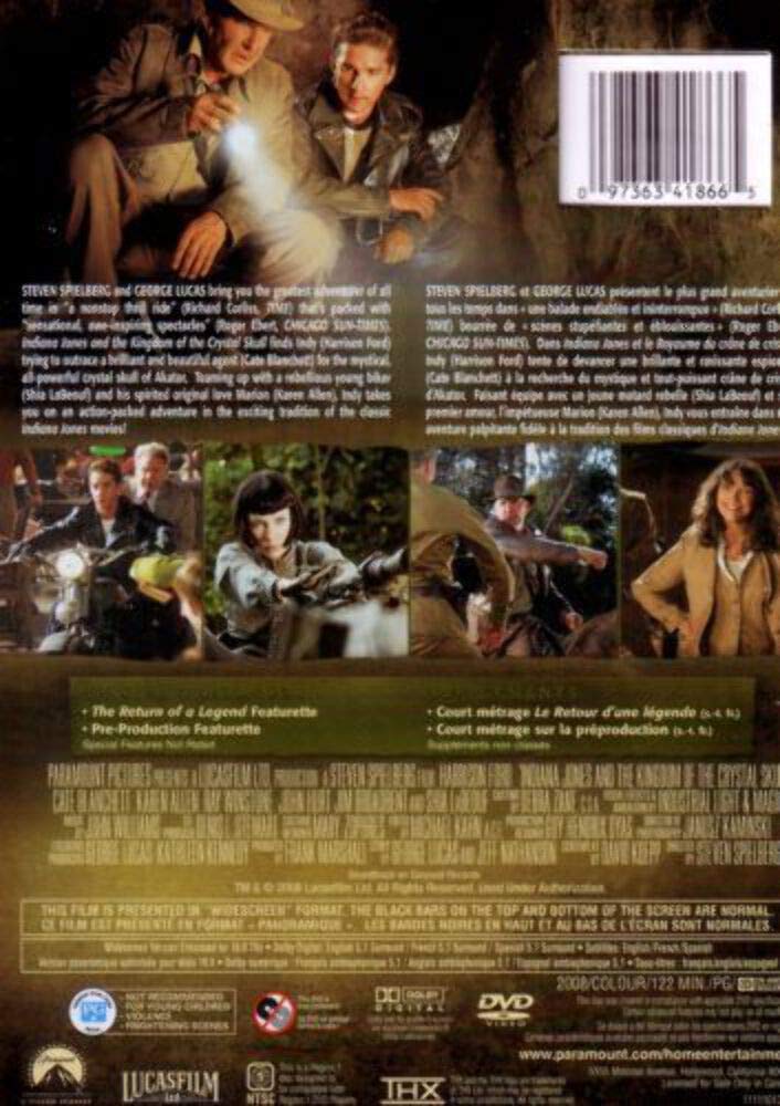 Indiana Jones and the Kingdom of the Crystal Skull - Very Good