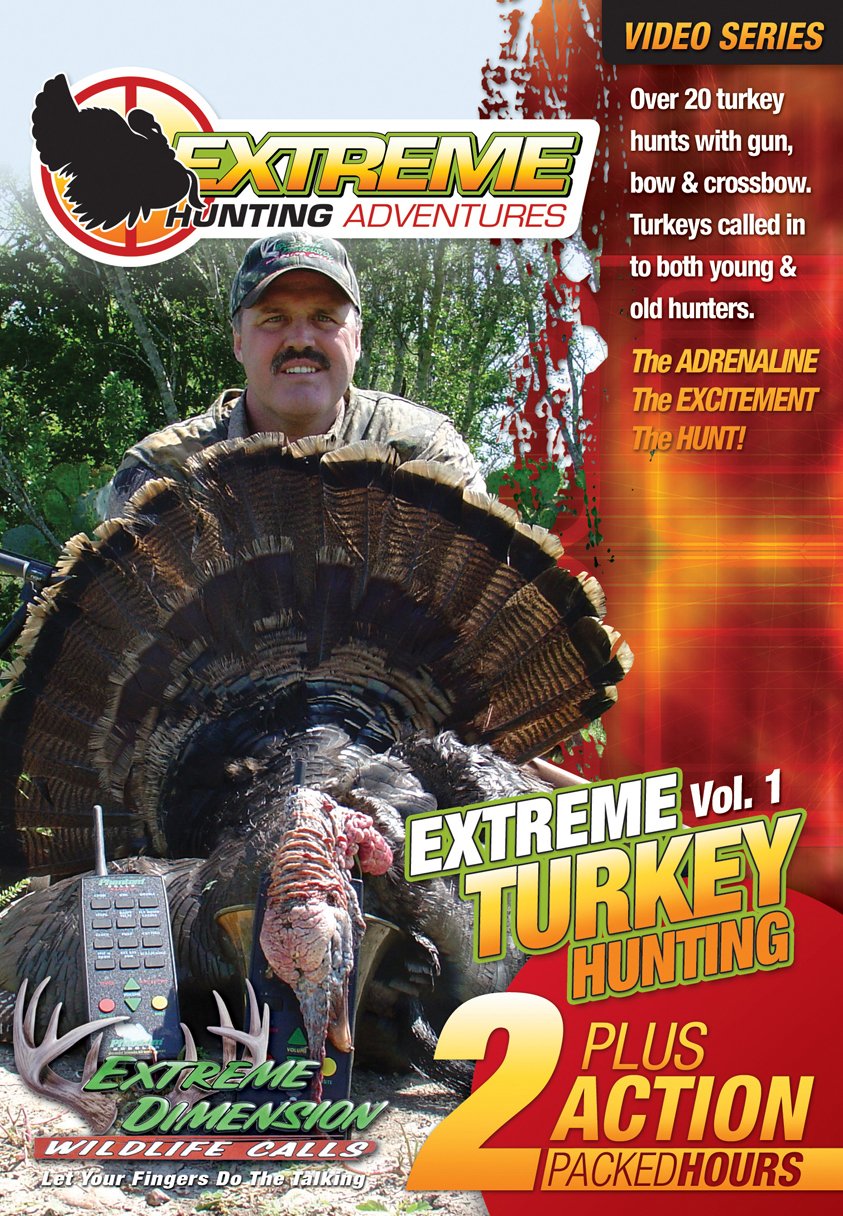 Extreme Dimension Wildlife Calls - Turkey Hunting Adventures - DVD - EDEHA903 - Turkey Hunting - Very Good