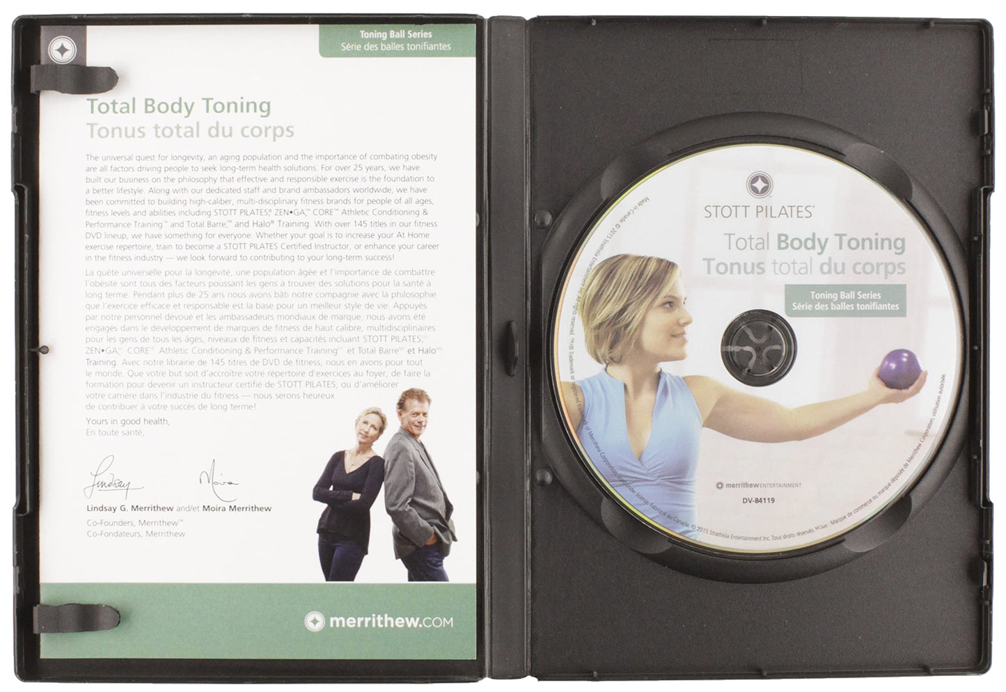 STOTT PILATES: Total Body Toning (English/French) - Very Good