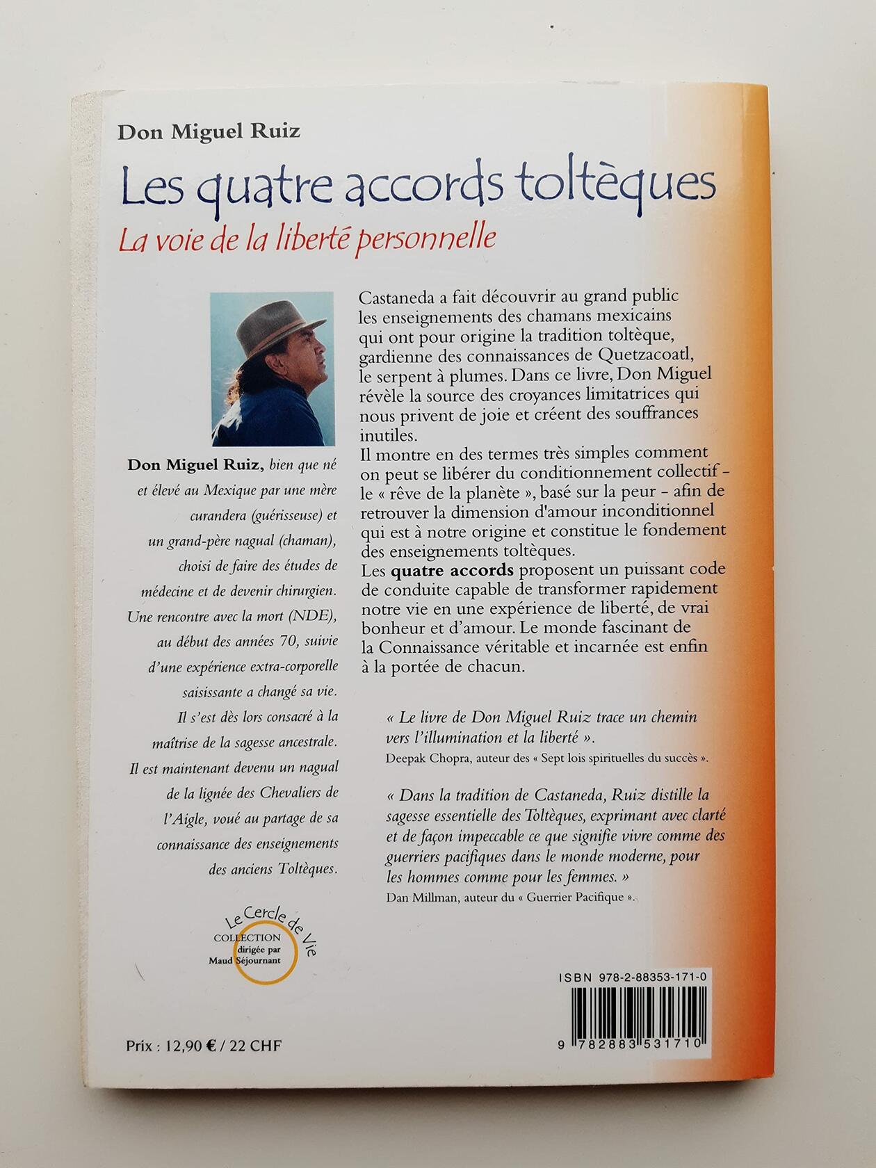 Les quatre accords toltèques (La voie de la liberté personnelle)