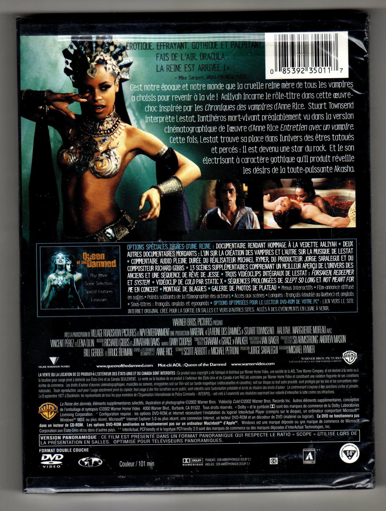 La Reine des damnes (Widescreen) (Version française) - Good