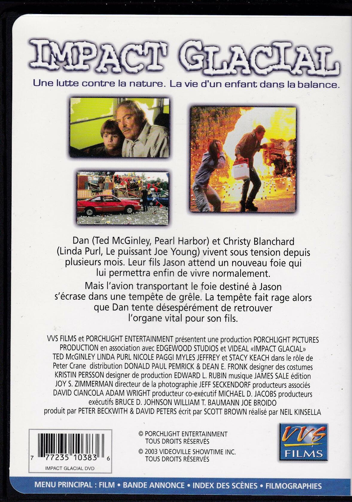 IMPACT GLACIAL V.f. de Frozen Impact (FRENCH LANGUAGE ONLY WITH NO SUBTITLE) - Good