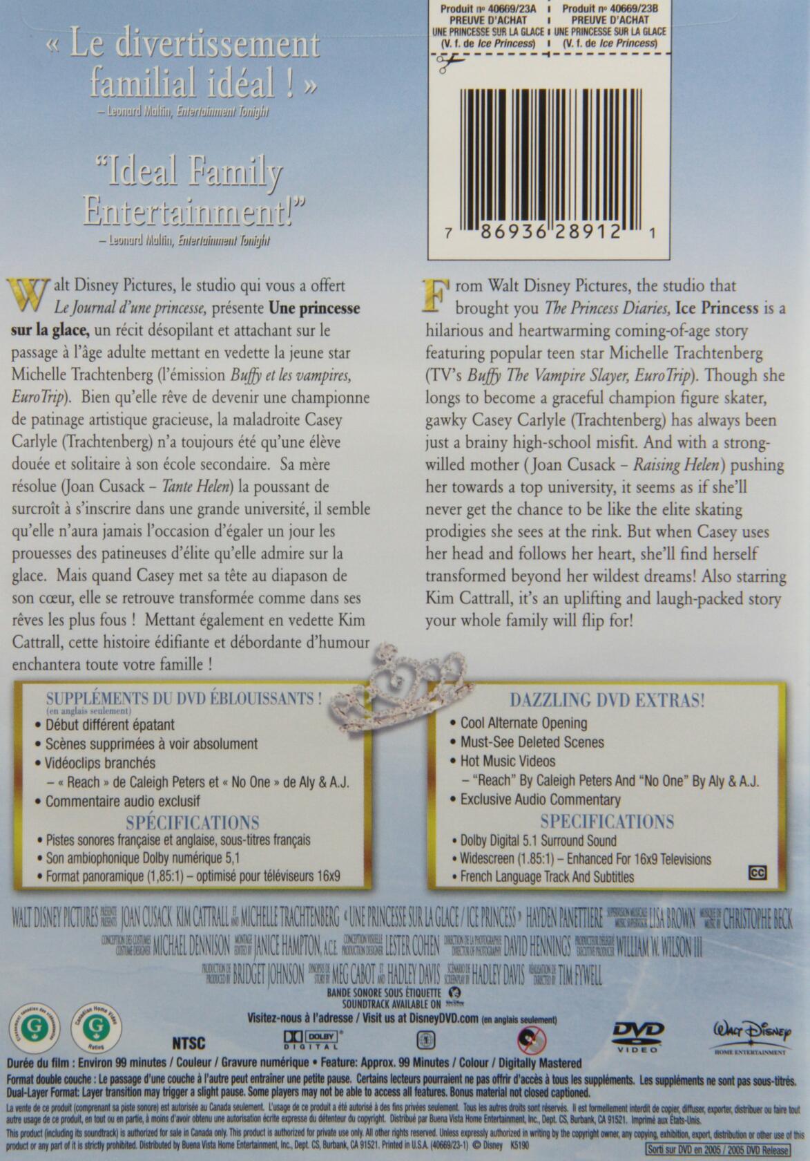 Ice Princess (2005) (Version française) - Like New