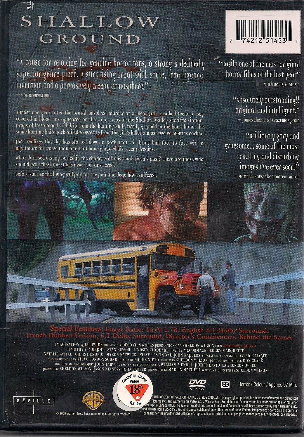 Shallow Ground / L'écorche (Bilingual) - Good