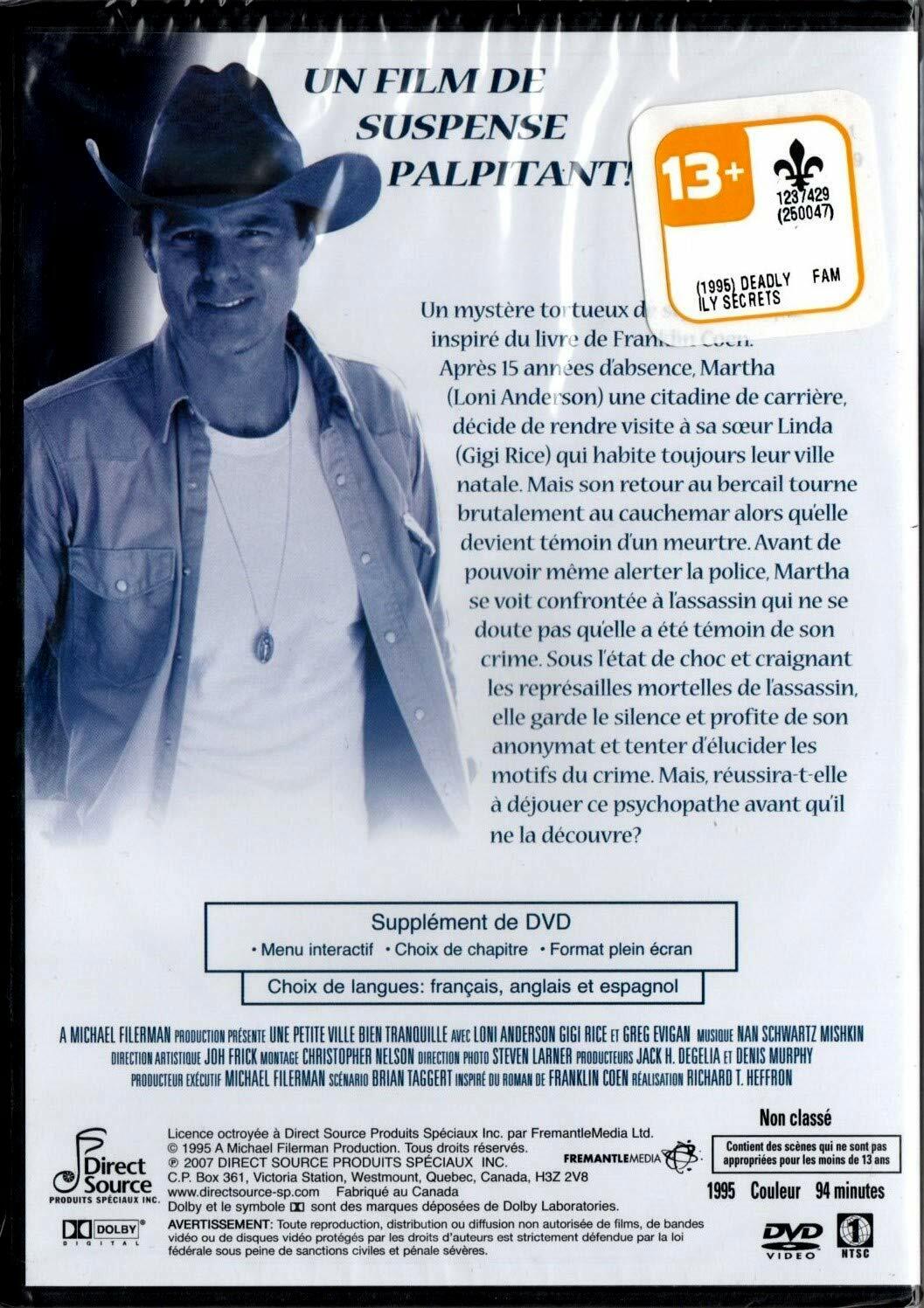 Une Petite Ville bien Tranquille (English/French) 1995 (Full Screen) Régie au Québec (Cover French) - Good