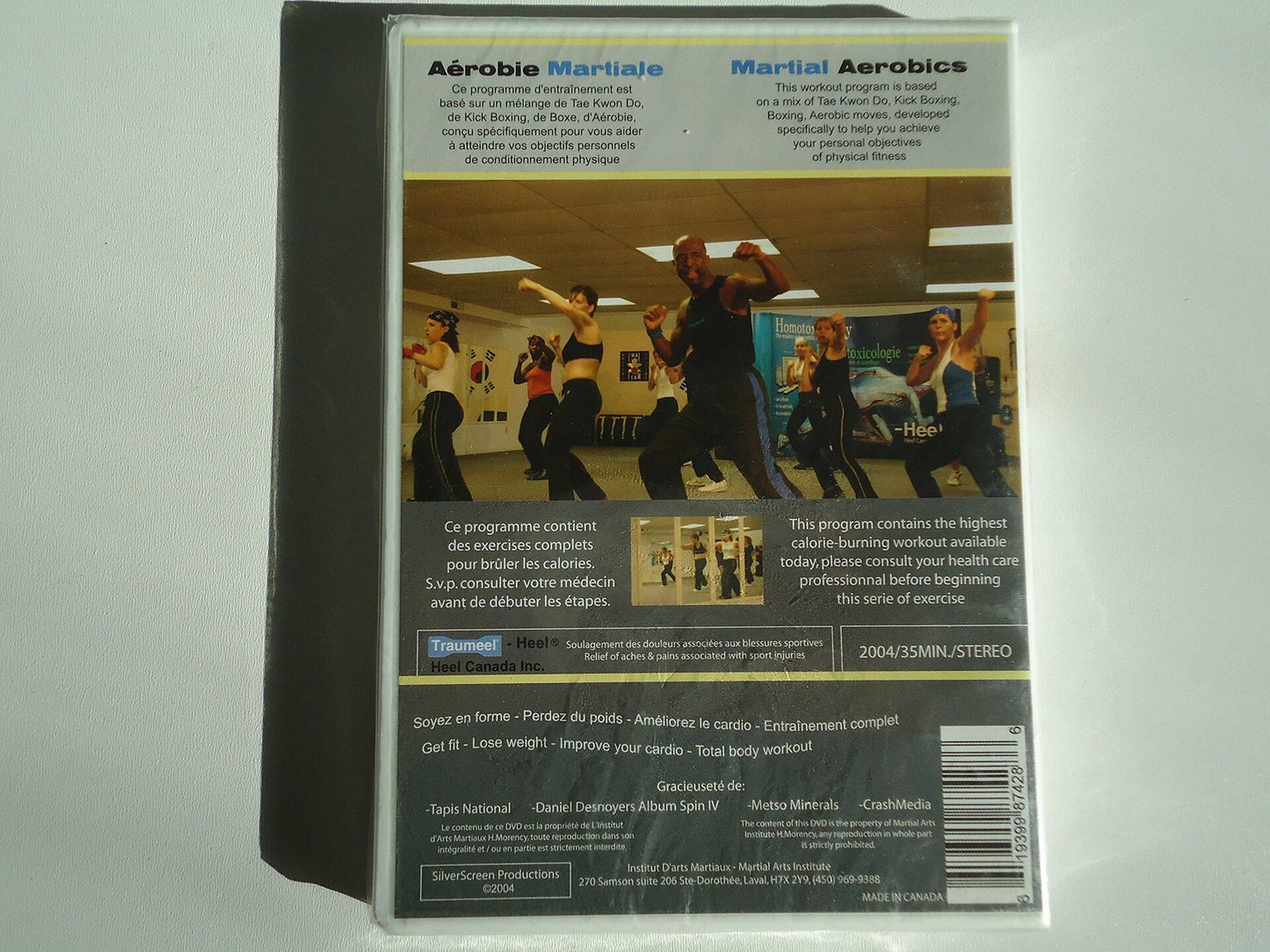 Hervé Morency Martial Aerobics DVD - Very Good