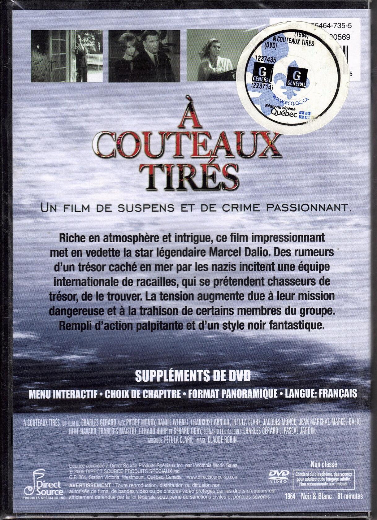 À couteaux tirés (1964) - Very Good