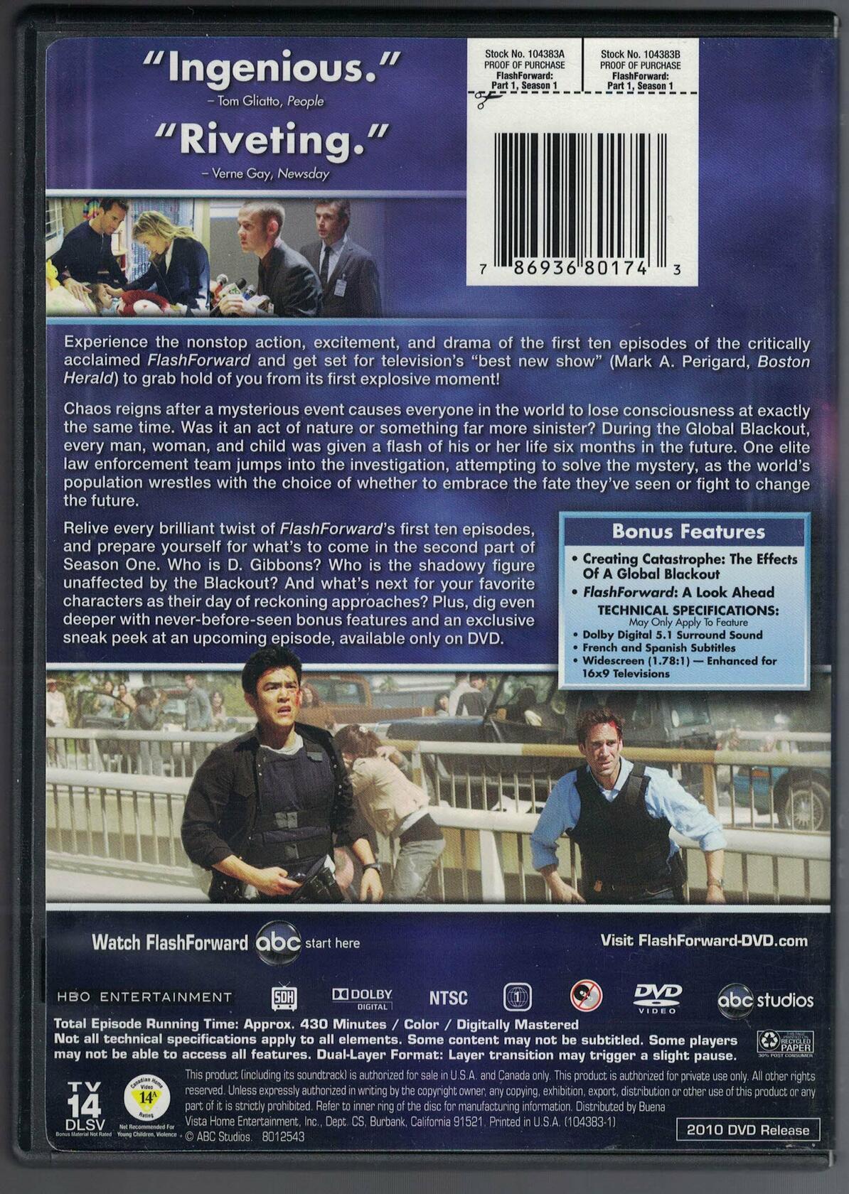 Flash Forward: Season 1, Part 1 (Sous-titres français) - Very Good