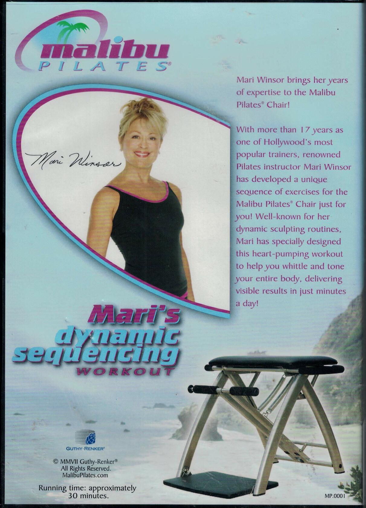 Malibu Pilates Maris Dynamic Sequencing Workout DVD - Very Good