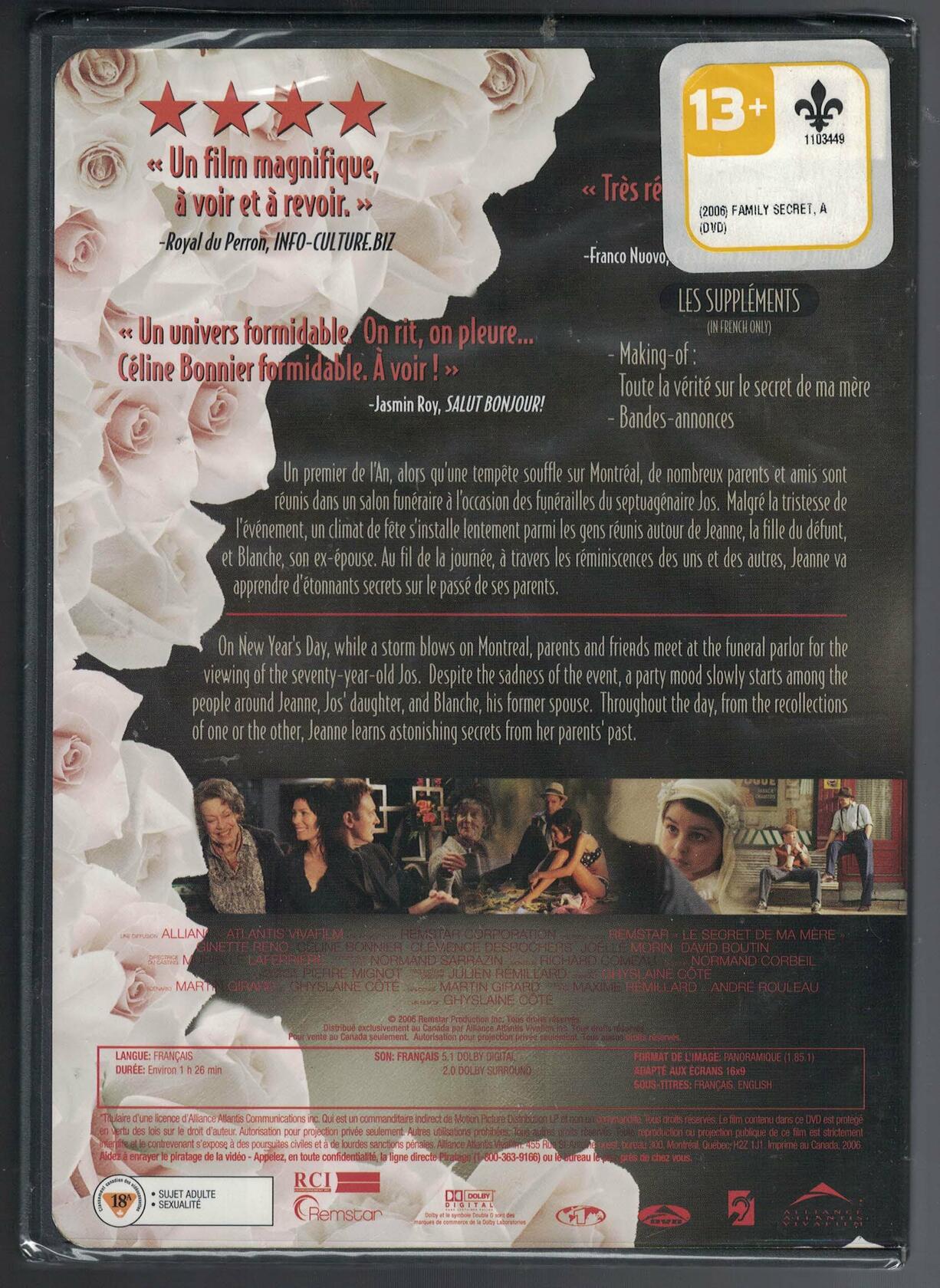 A Family Secret (Le secret de ma mère) - Good