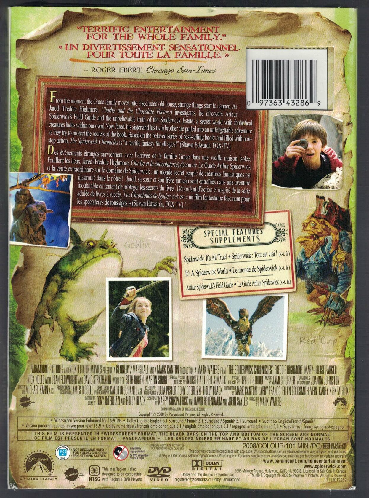 The Spiderwick Chronicles (Widescreen) - Good