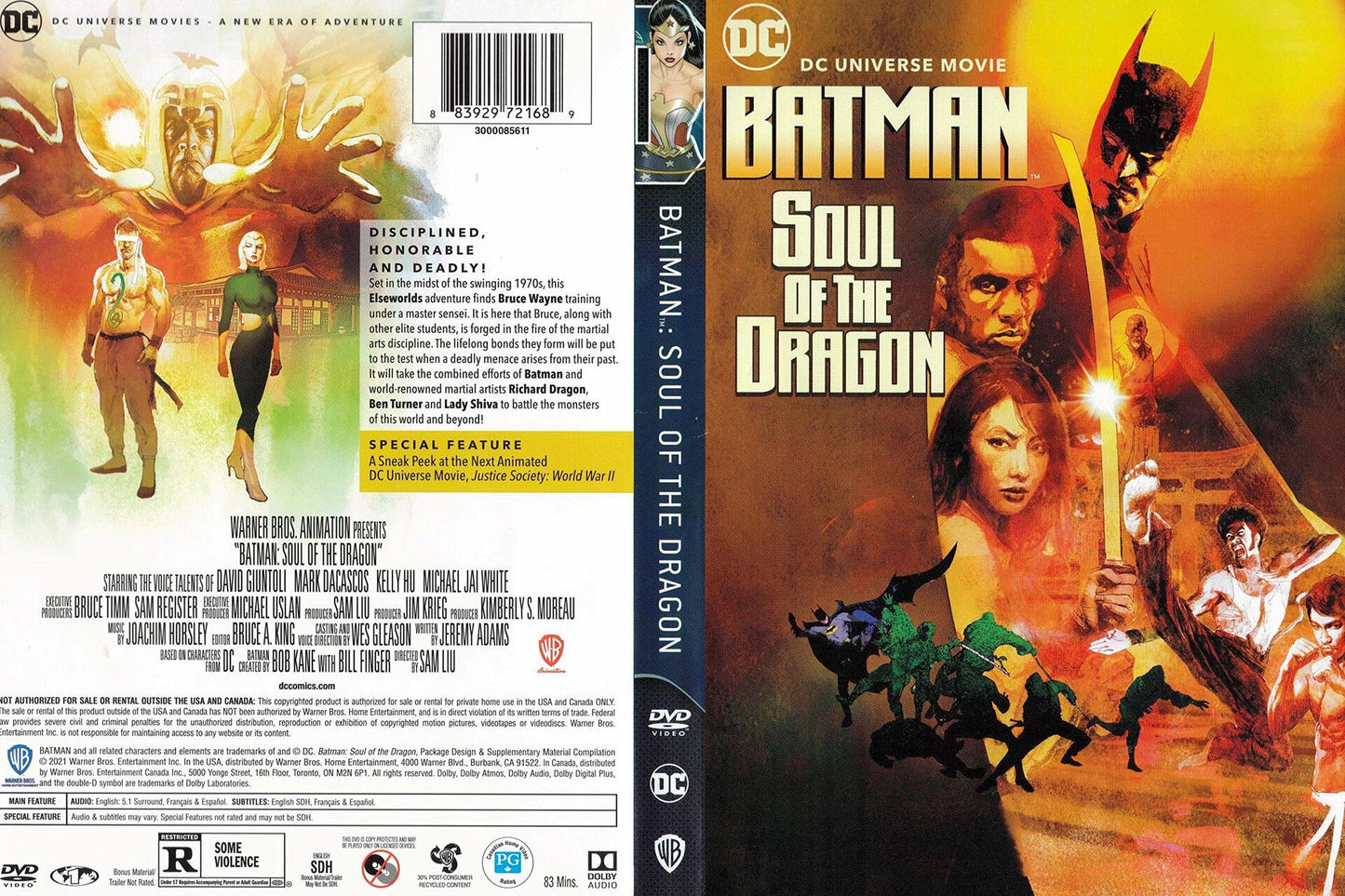Batman: Soul of the Dragon (DVD) (English/Français)