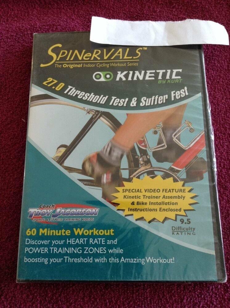 Spinervals 27.0 Threshold Test and Suffer Fest DVD - Very Good