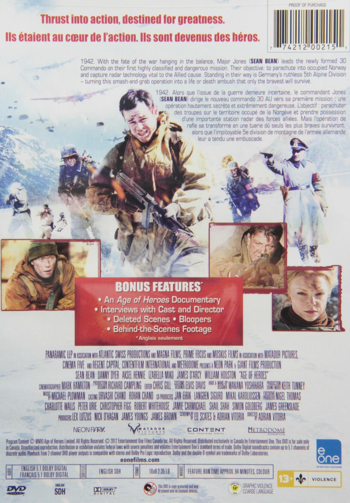 Age Of Heroes / L’ère des héros (Bilingual)