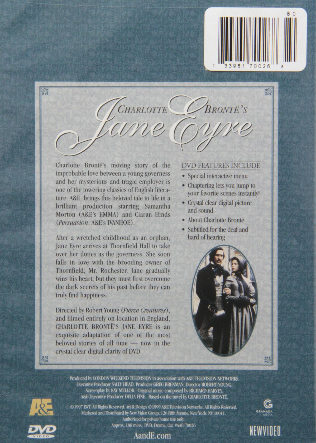 Charlotte Brontë's Jane Eyre (Full Screen) - Very Good