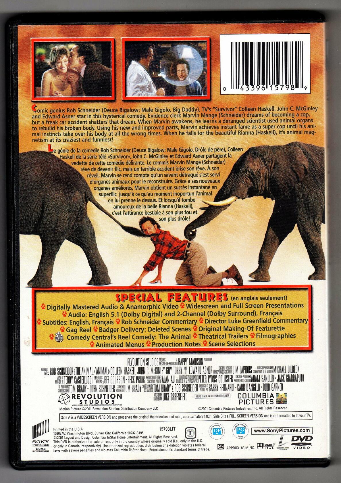 Animal, The (Special Edition) Bilingual (Sous-titres français) - Very Good