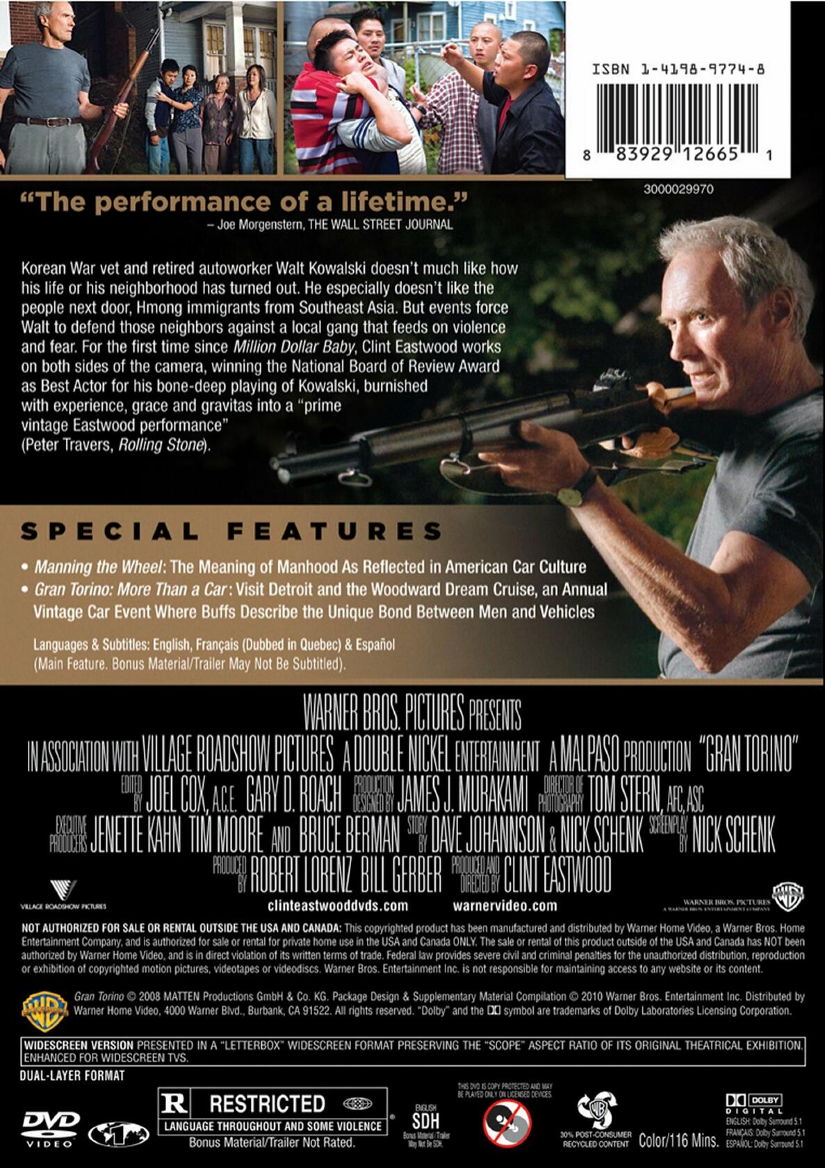 Gran Torino (Ws Ecoa Rpkg) - Very Good