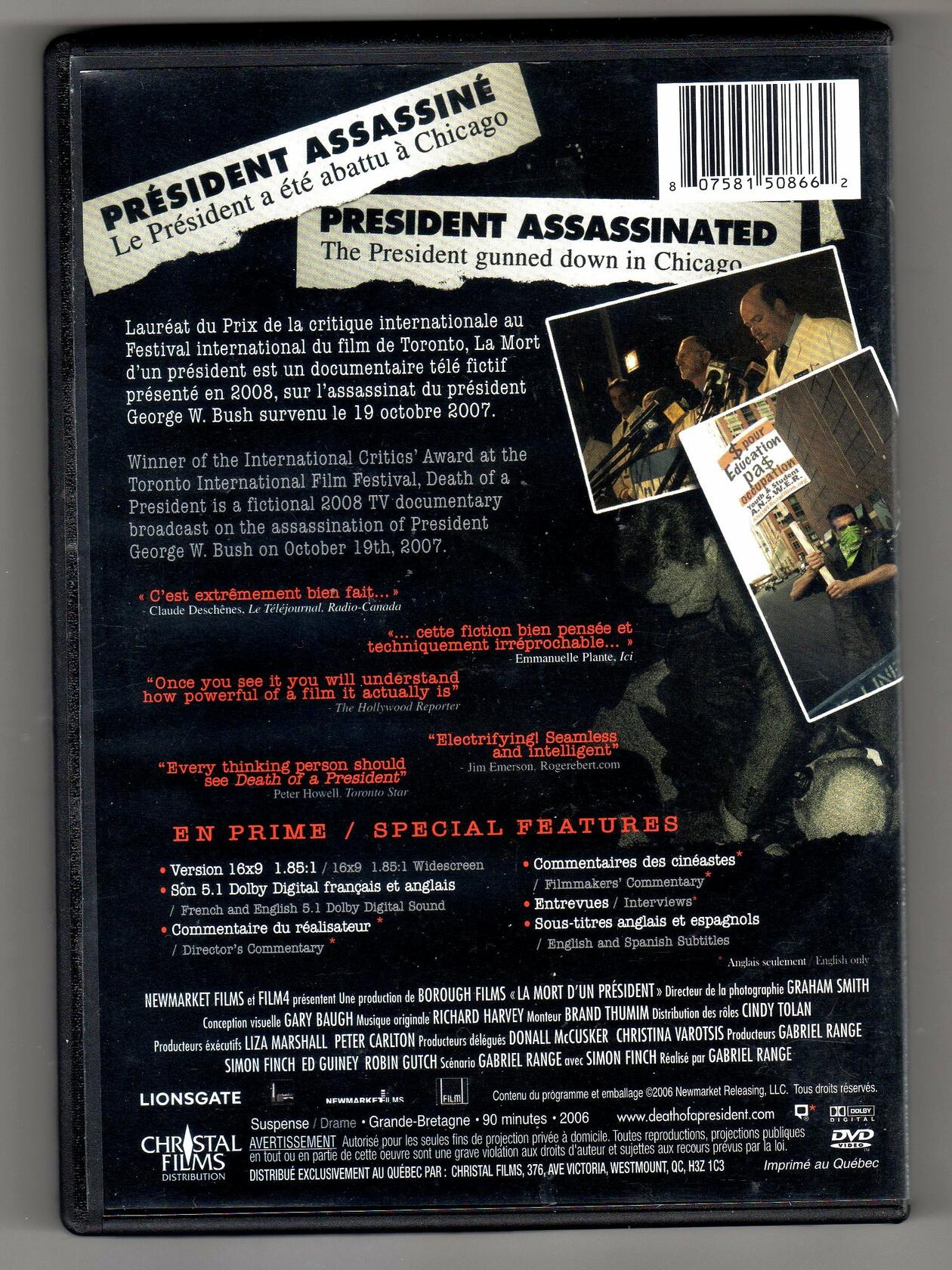 La Mort d'un président - Very Good