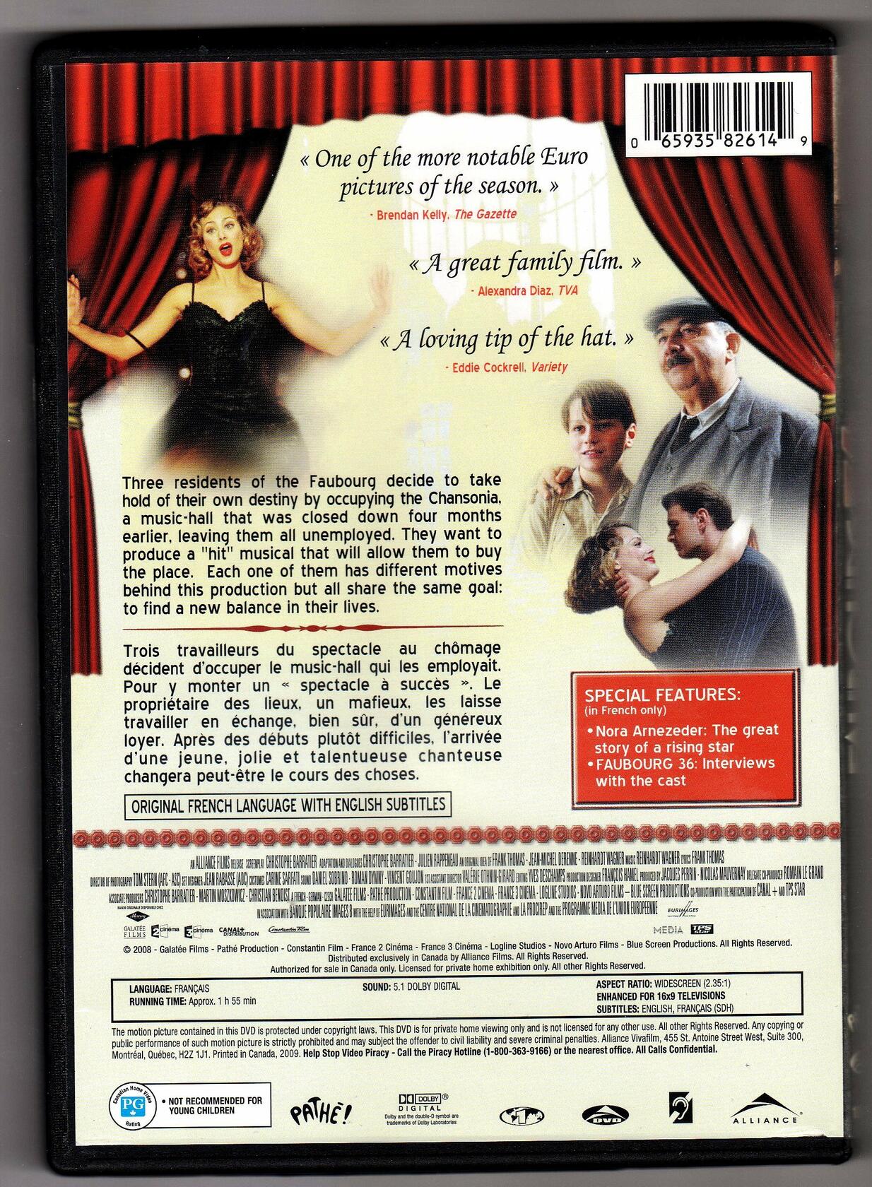 Faubourg 36 (Version française) - Very Good