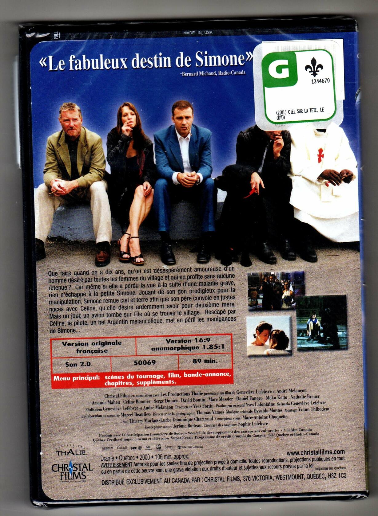 Le Ciel Sur La Tete - Very Good