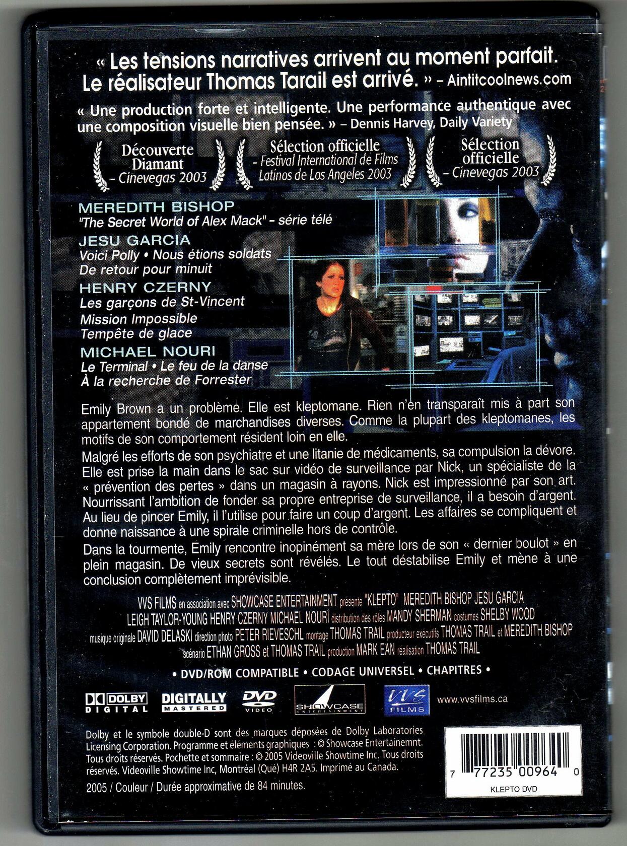 Klepto (VERSION FRANÇAISE), DVD ZONE FREE - Very Good