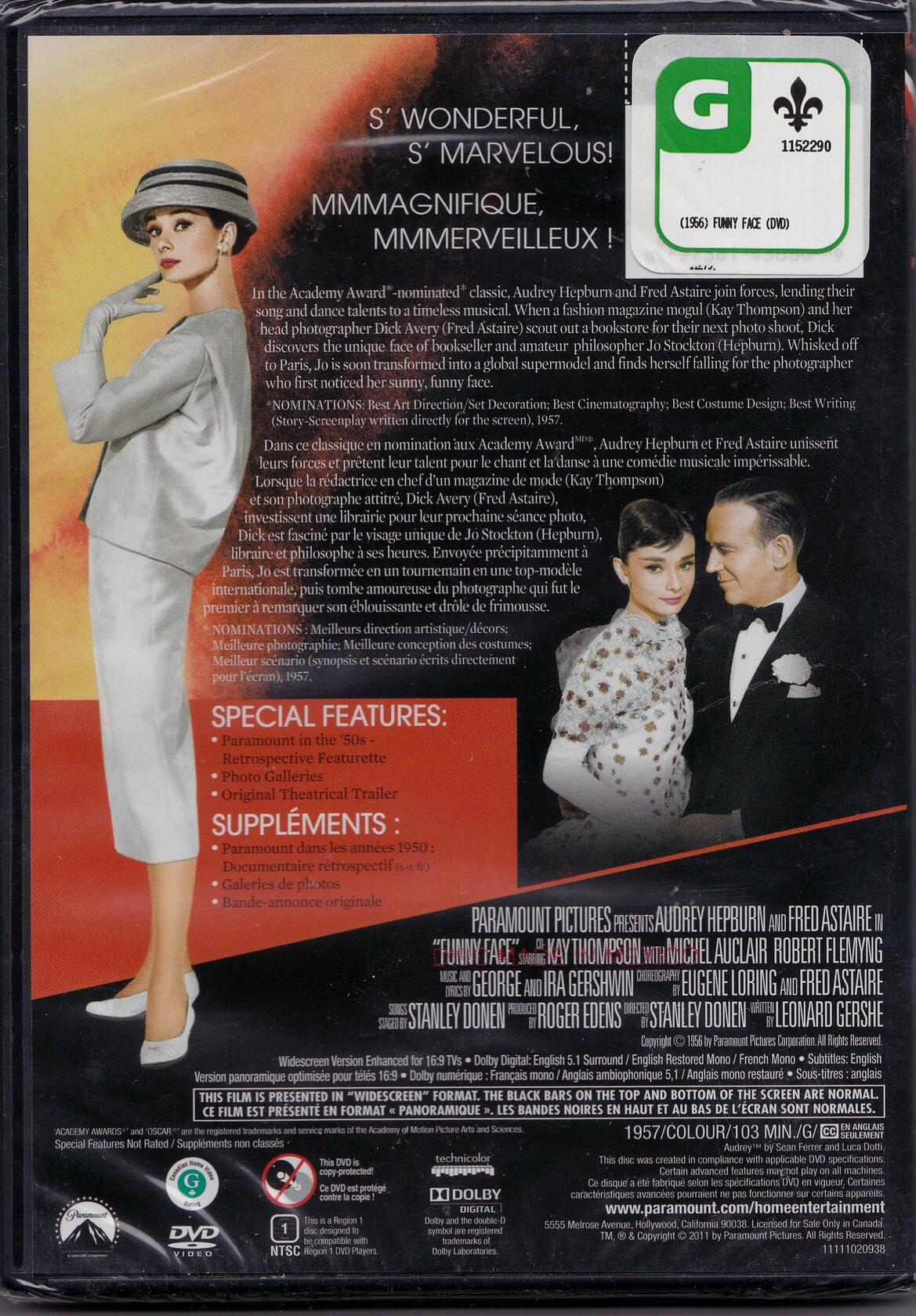 Funny Face (Drôle de Frimousse) (Bilingual) - Very Good