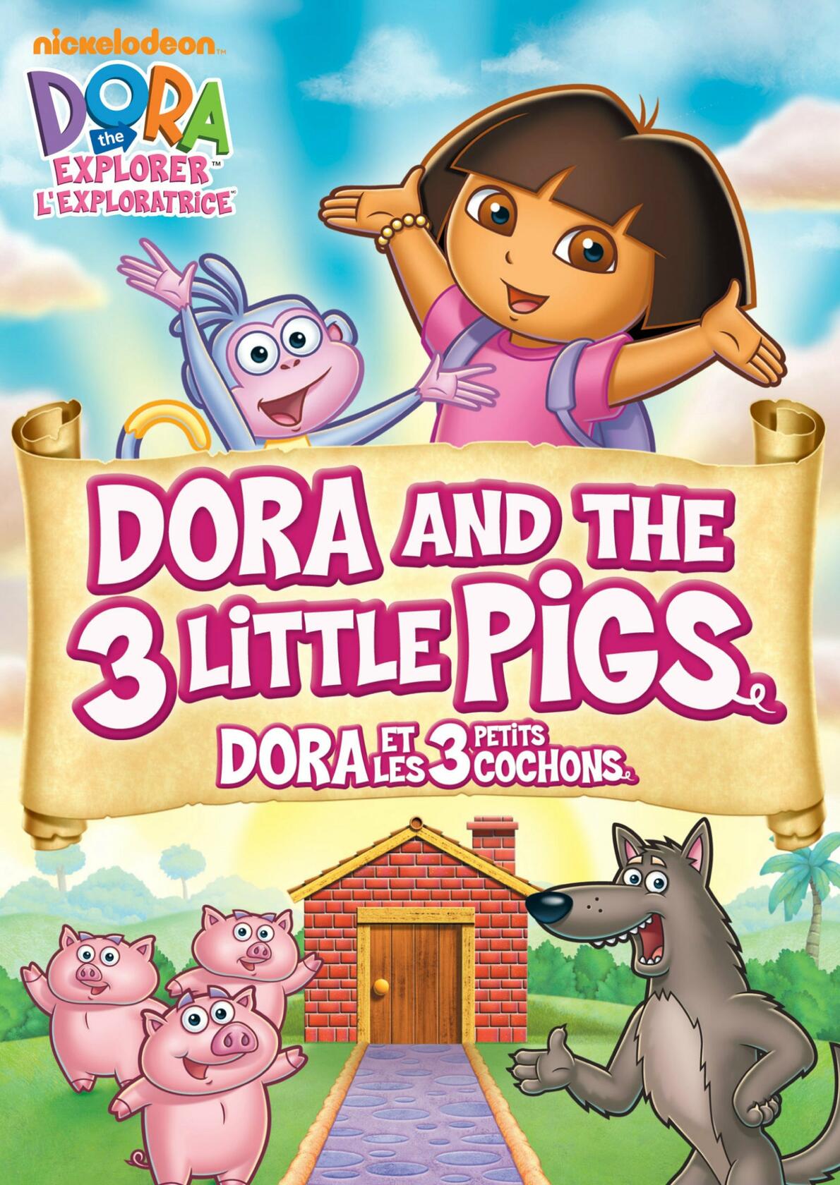 Dora the Explorer: Dora and the Three Little Pigs (Sous-titres français) - Very Good