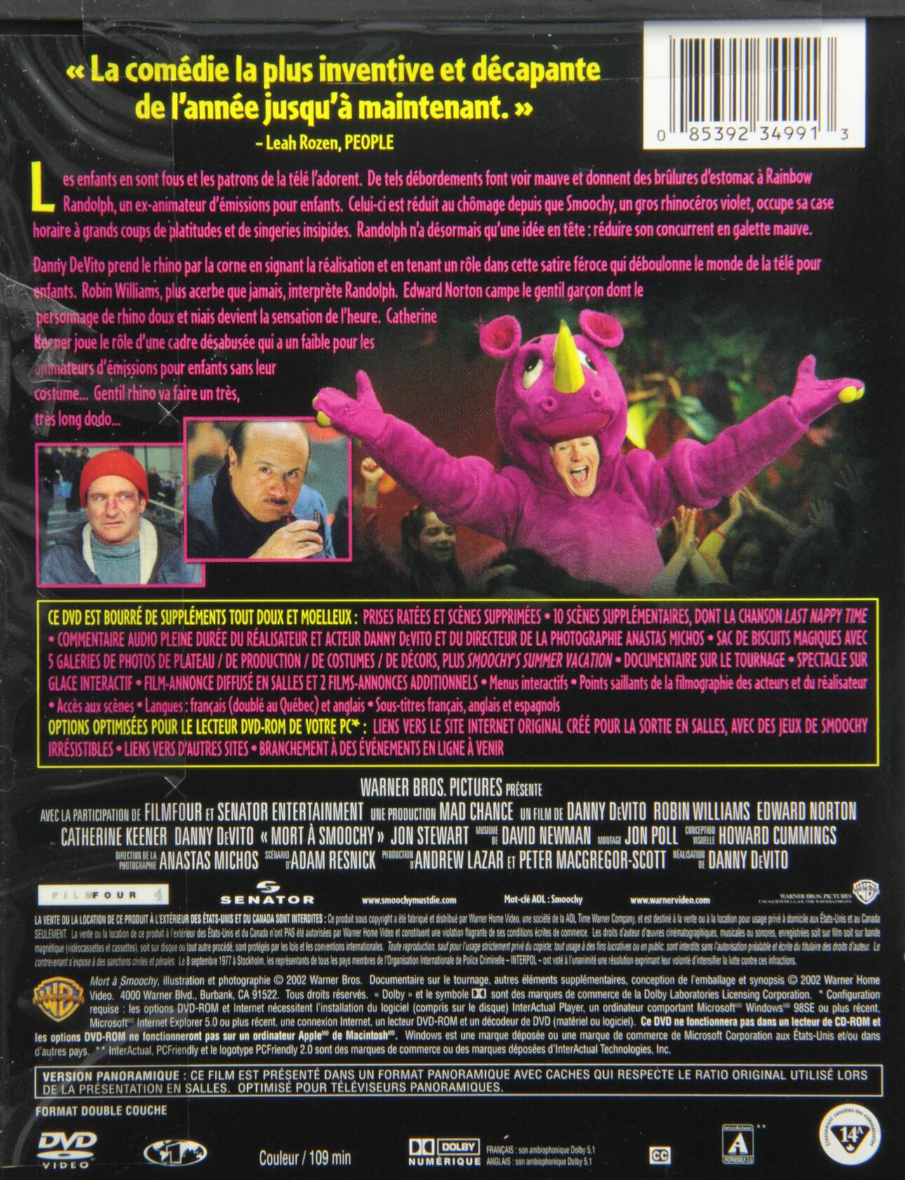 Mort à Smoochy (Widescreen) (Version française)