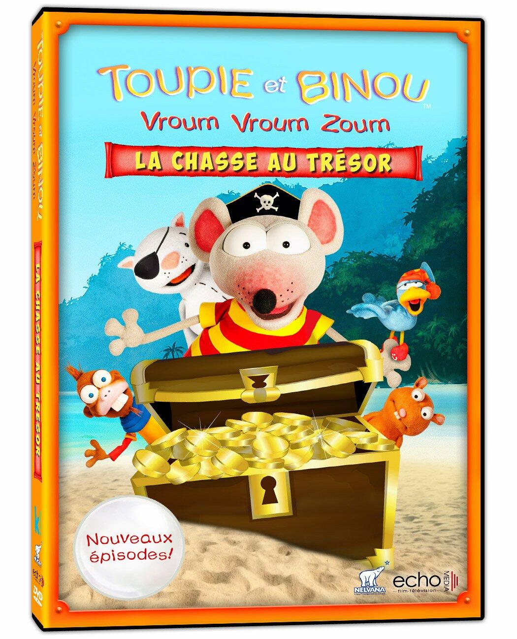 Toupie et Binou – vroum, vroum, zoum! - La chasse au trésor (Bilingual)