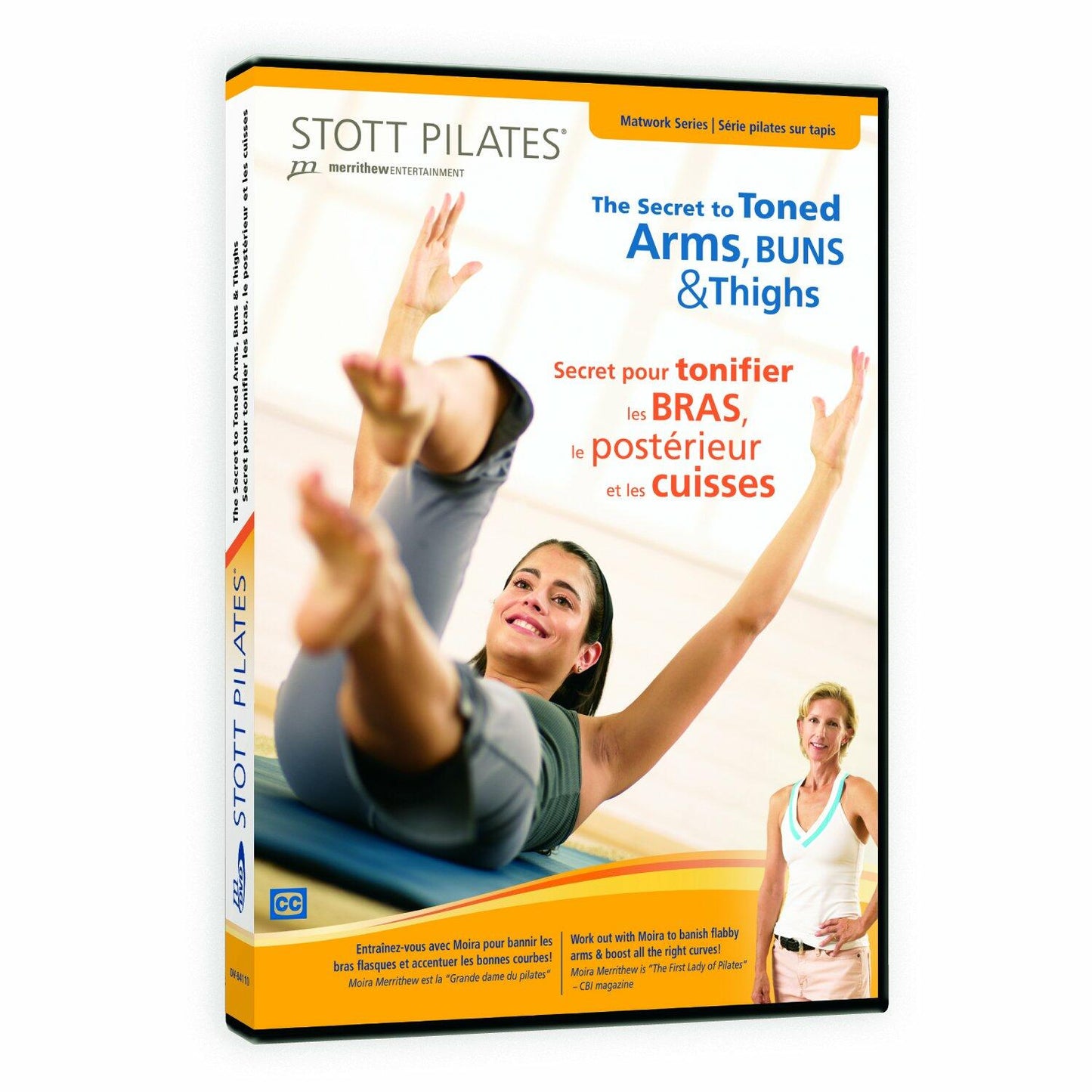 STOTT PILATES: The Secret to Toned Arms, Buns & Thighs (English/French) - Very Good