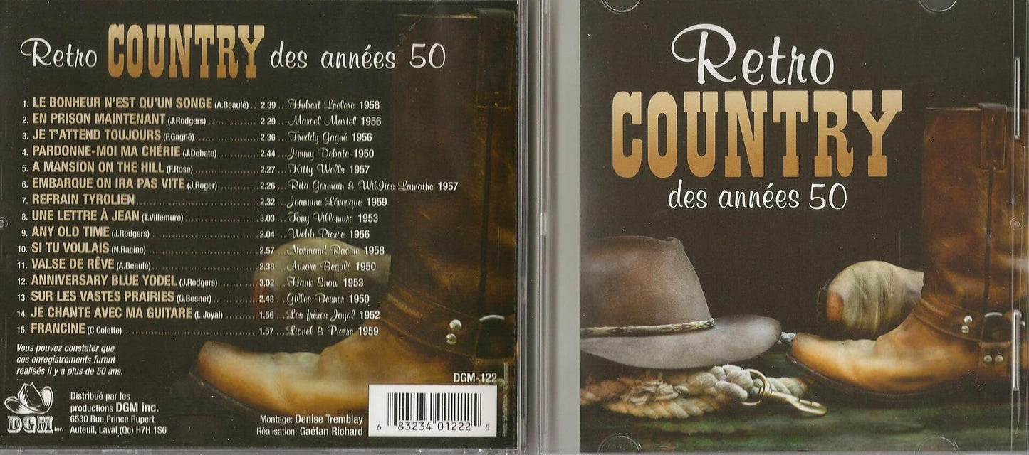 Retro Country des années 50 (15 titres, DGM) - Very Good