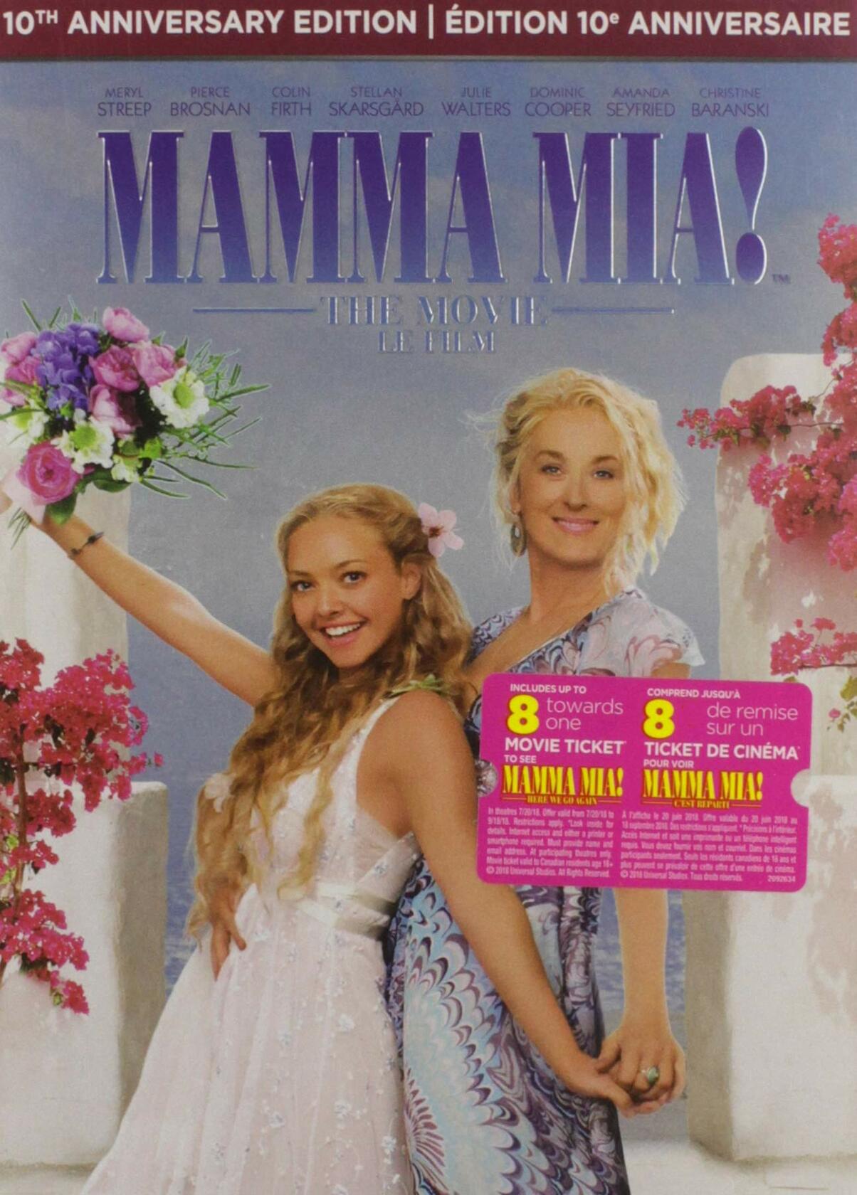 MAMMAMIA DVD MM2MC CDN (Sous-titres français)