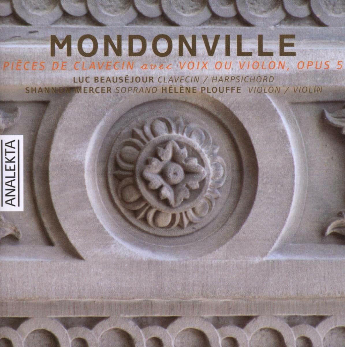 Mondonville: Pièces de clavecin avec voix ou violon, opus 5 - Very Good