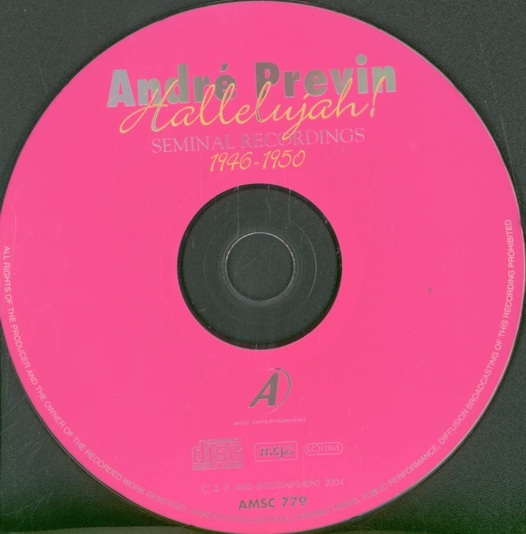 Hallelujah [Audio CD] Previn, Andre - very good