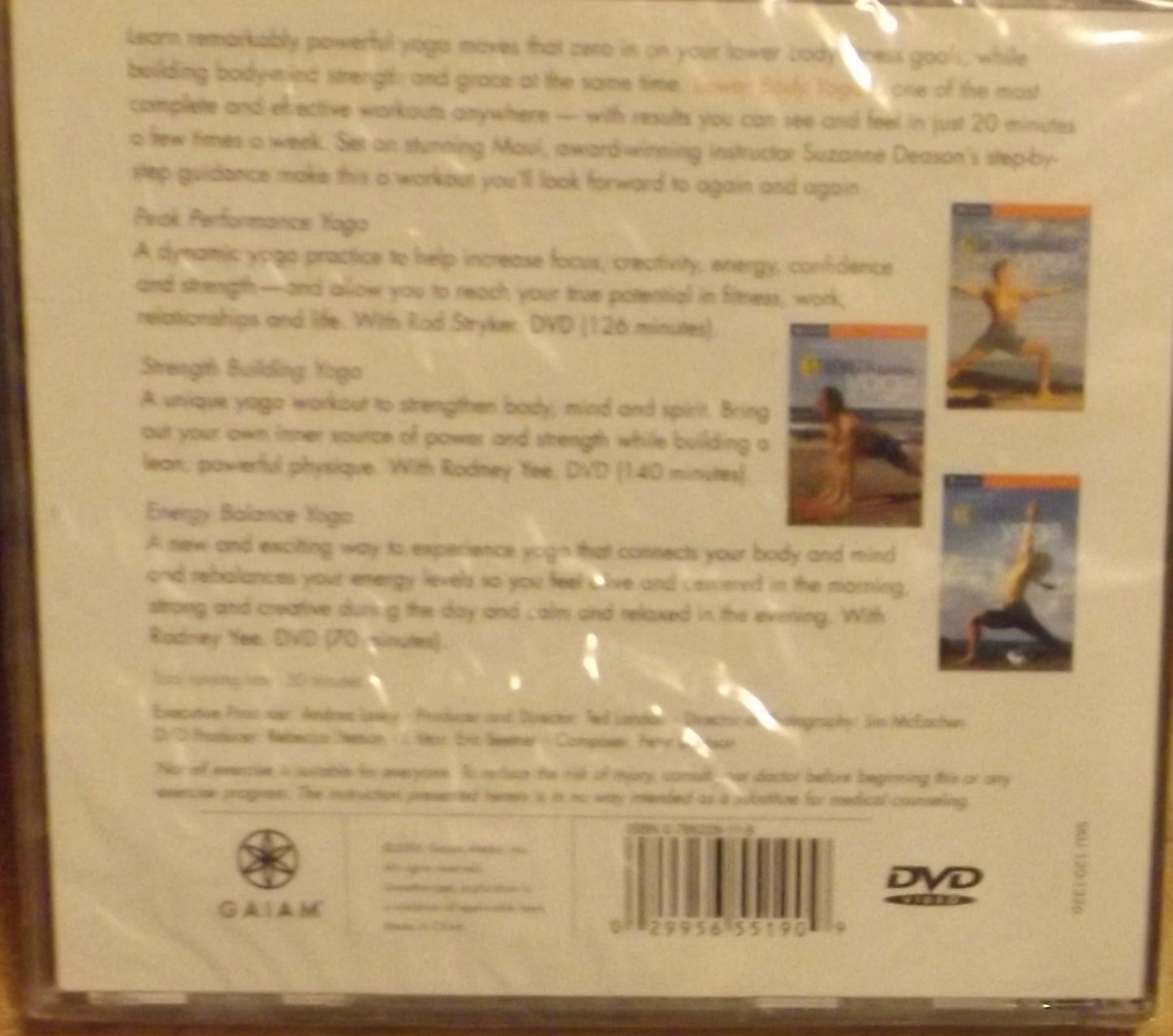 GAIAM LOWER BODY YOGA FOR BEGINNERS [DVD] - very good