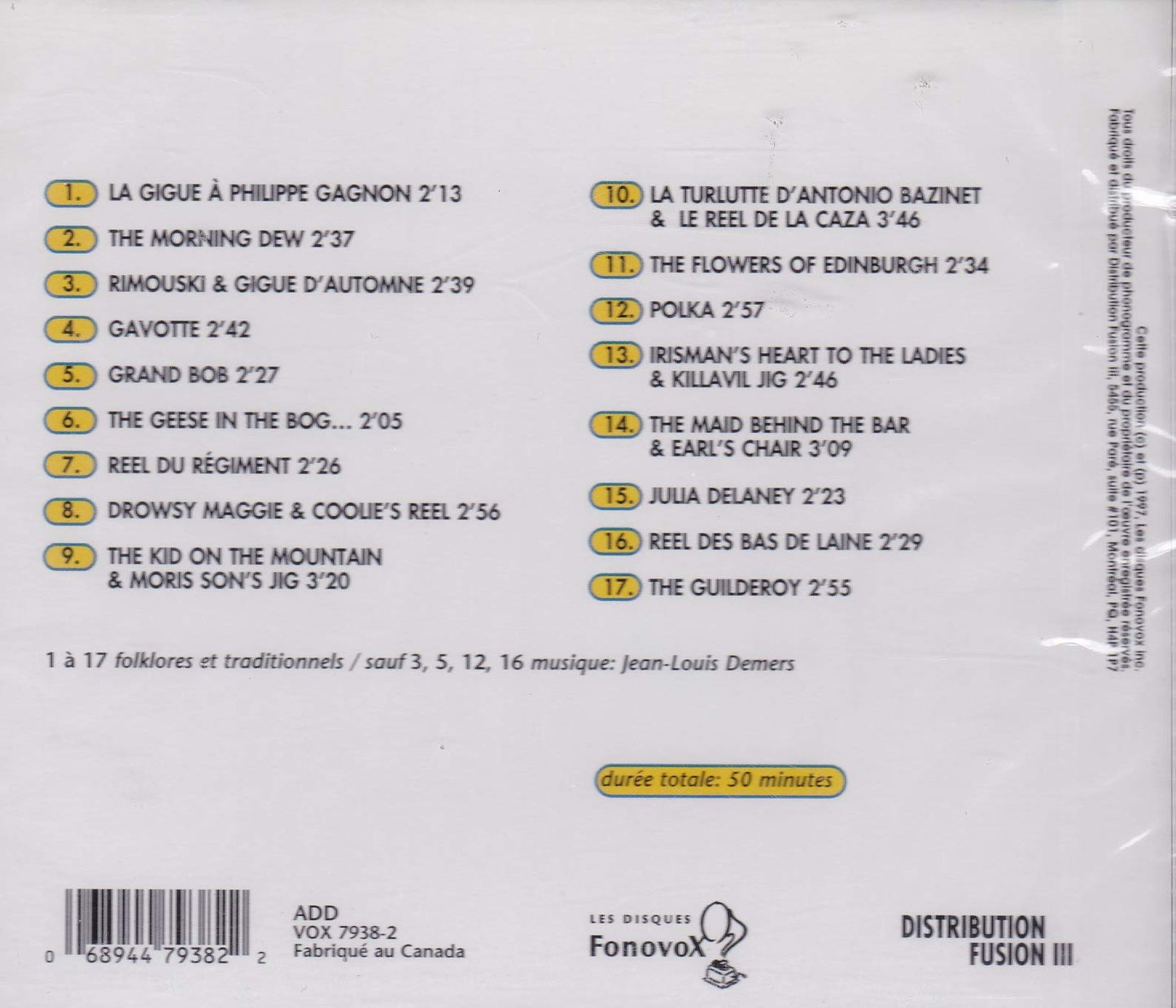 Gigues Reels Polkas Et Gavotte [Audio CD] Lustukru - very good