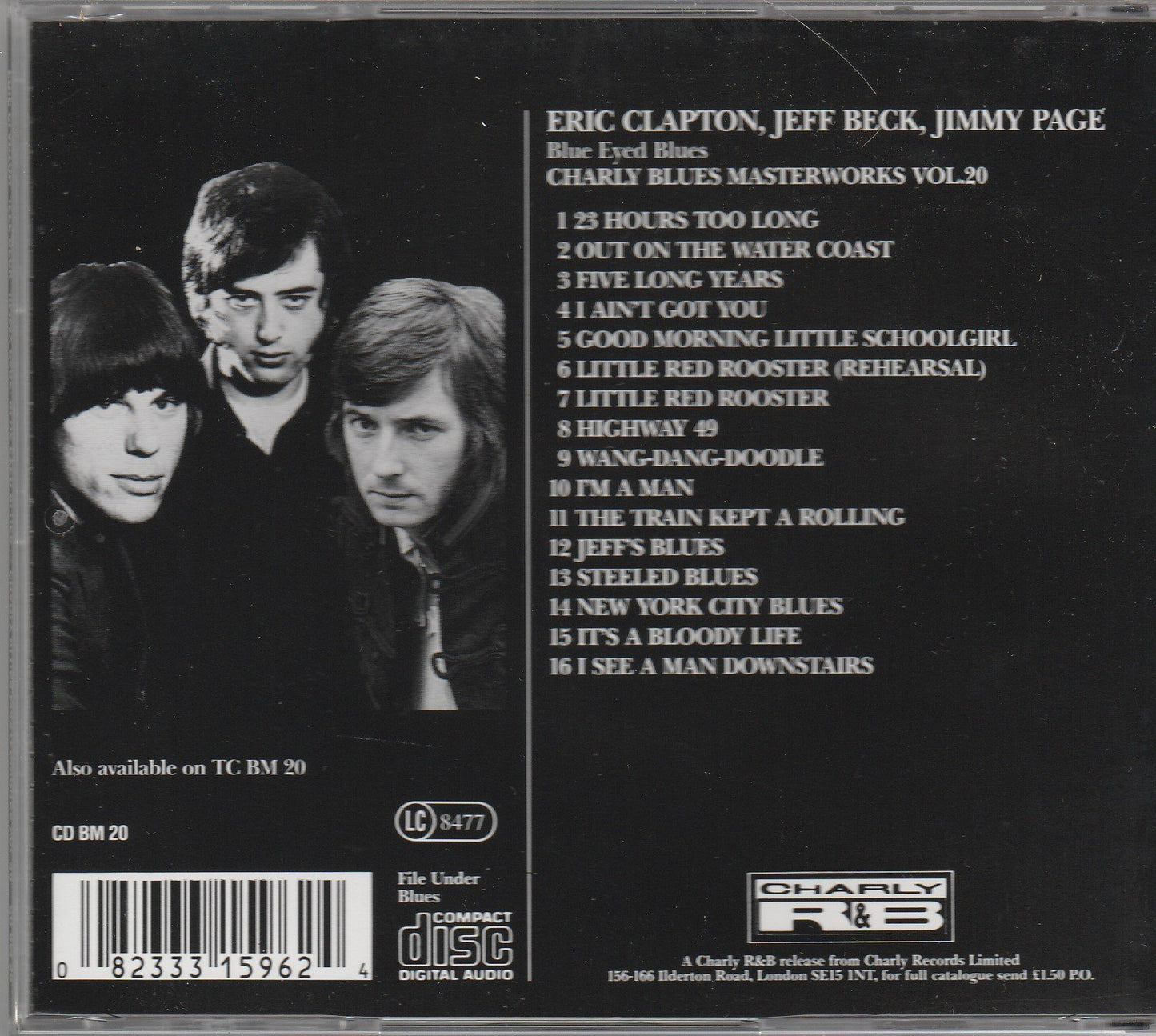 Blue Eyed Blues: The Blues Masterworks Vol. 20 [Audio CD] - very good