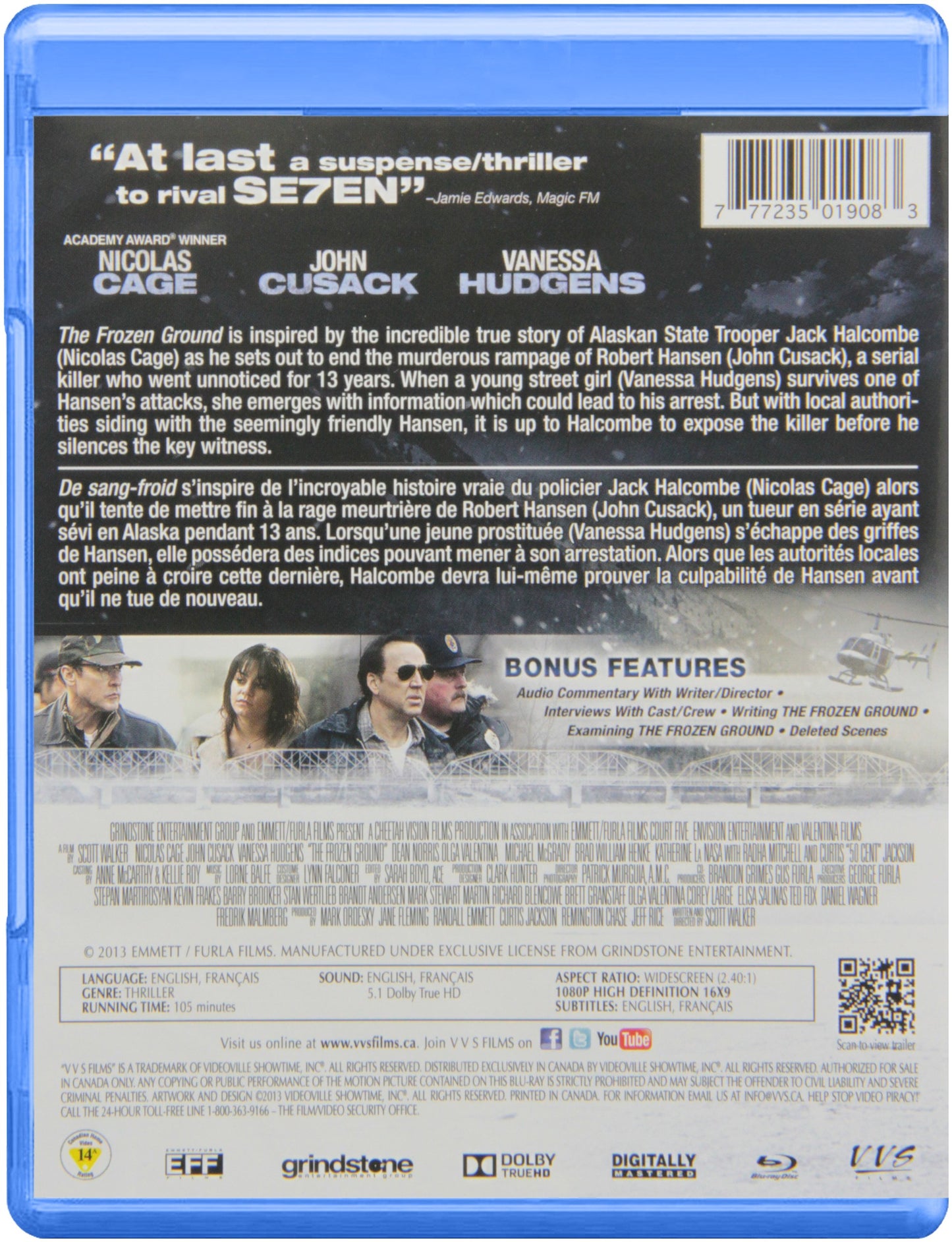 Frozen Ground [Blu-ray] [Blu-ray] - very good