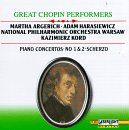 Piano Concerto 1 & 2 / Scherzo [Audio CD] Chopin; Argerich; Harasiewicz; Rowicki and Kord - Good