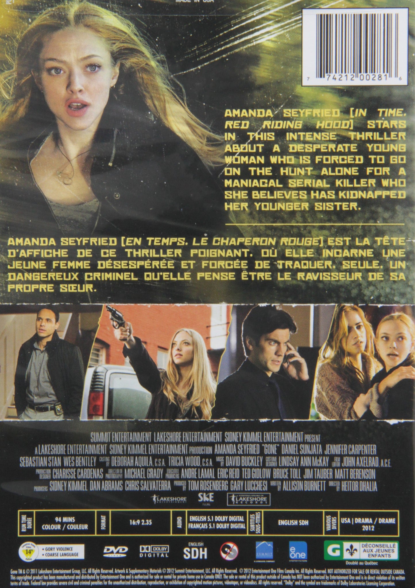 Gone / Disparue (Bilingual) [New]