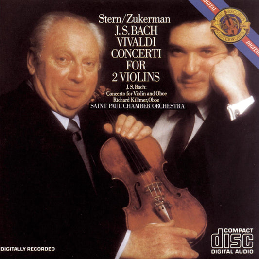Double Concerti [Audio CD] Bach & Vivaldi; Stern and Zukerman - very good
