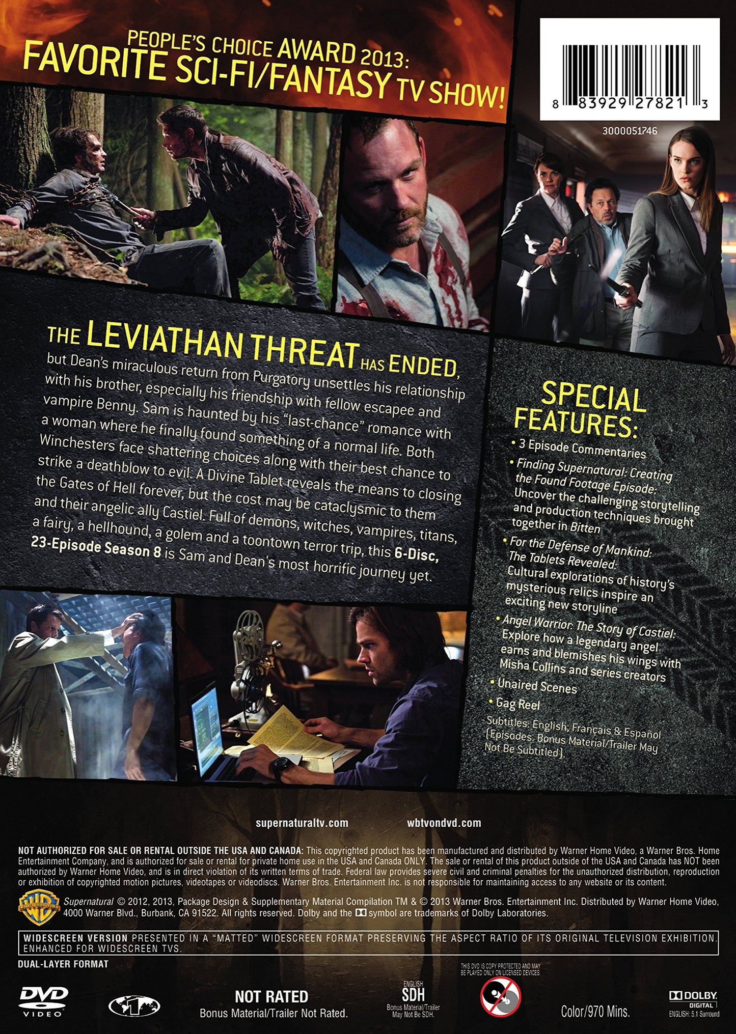 Supernatural: The Complete Eighth Season (Sous-titres franais)